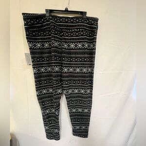 NEW Climateright by cuddl duds Womens fleece leggings pants size: 4X